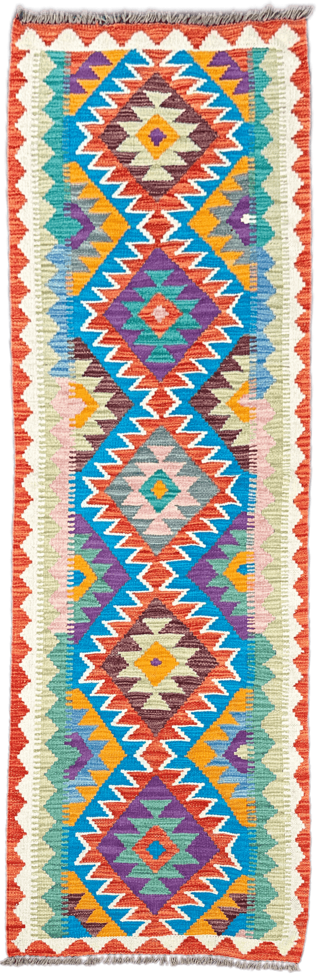 Chobi Kilim Rug - 209 cm x 68 cm