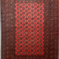 Tribal Turokman Pure Wool pile Hand Knotted From Afghanistan