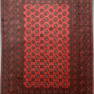 Tribal Turokman Pure Wool pile Hand Knotted From Afghanistan