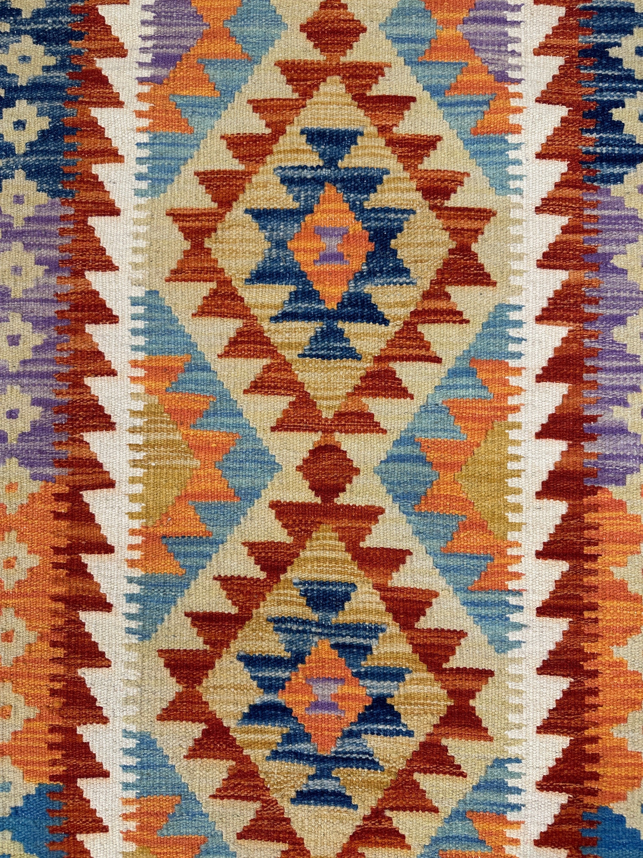 Chobi Kilim Rug - 190 cm x 69 cm