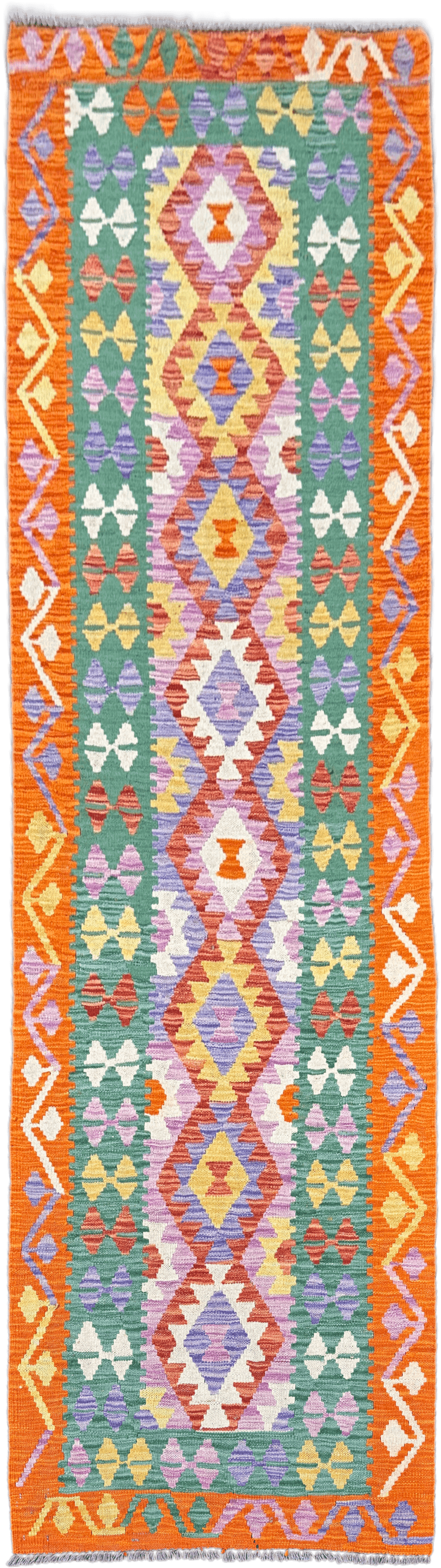 Chobi Kilim Rug - 295 cm x 83 cm