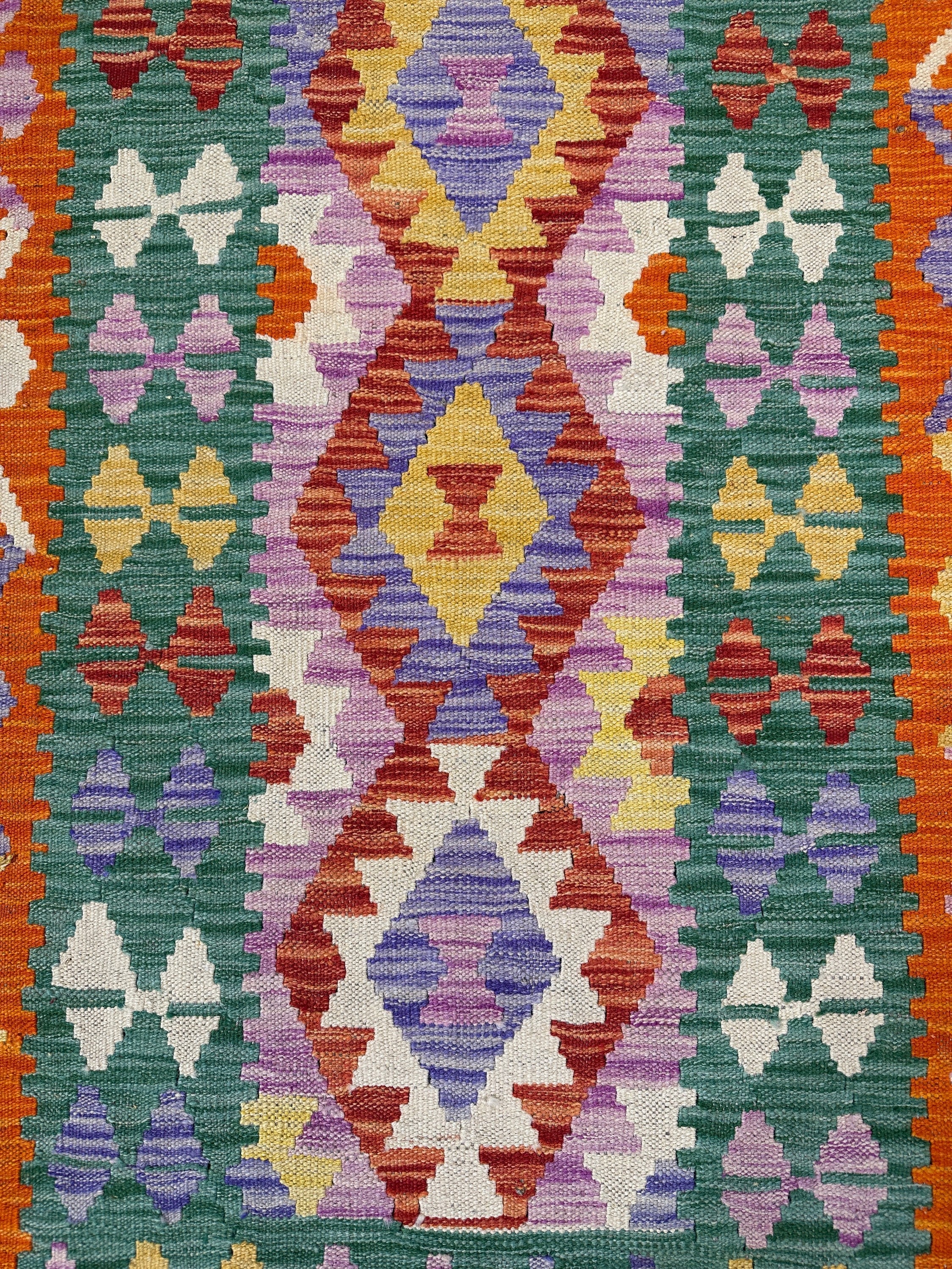 Chobi Kilim Rug - 295 cm x 83 cm