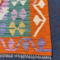 Chobi Kilim Rug - 295 cm x 83 cm