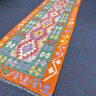 Chobi Kilim Rug - 295 cm x 83 cm