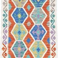 Chobi Kilim Rug - 300 cm x 82 cm