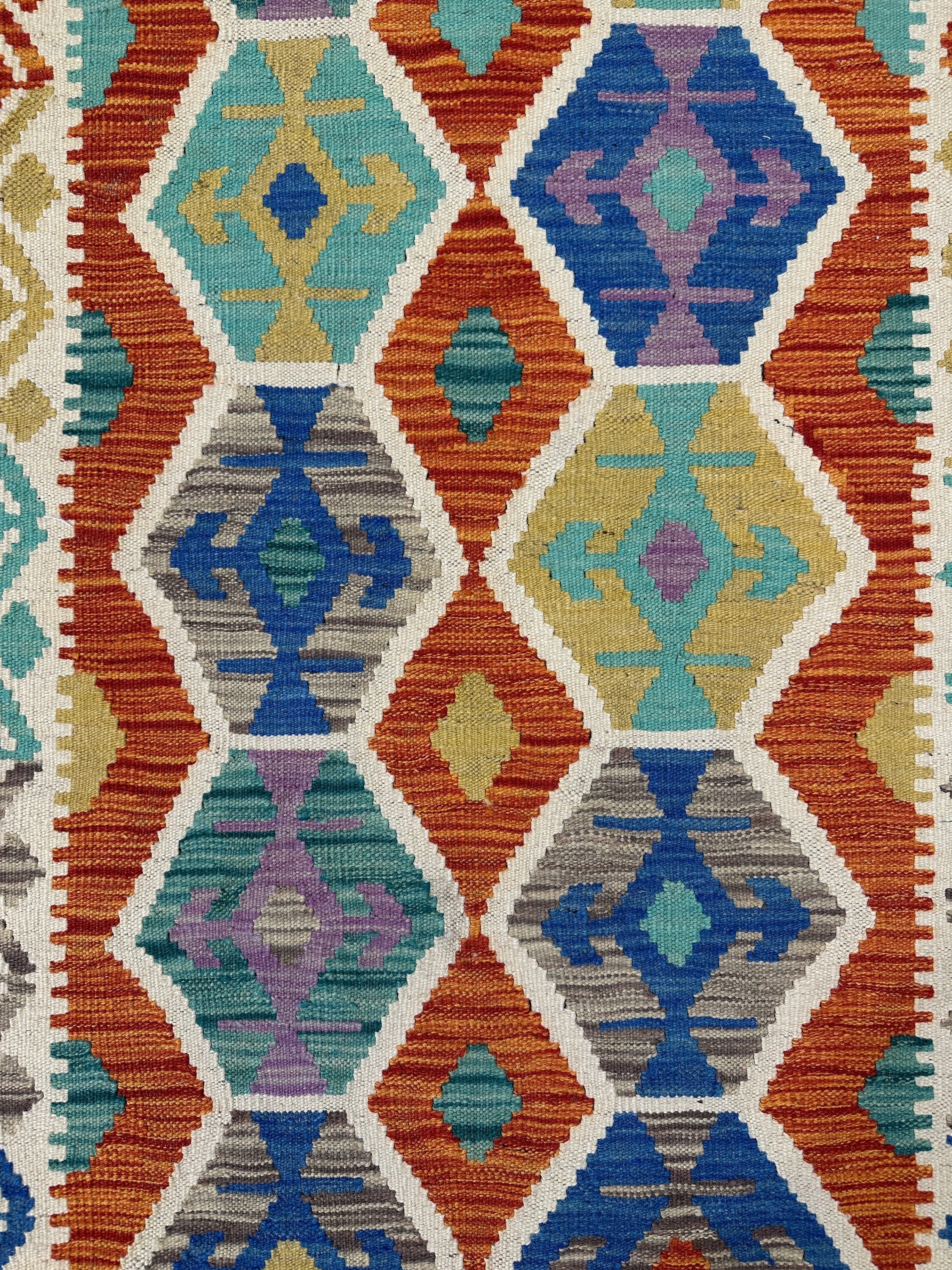 Chobi Kilim Rug - 300 cm x 82 cm