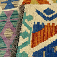 Chobi Kilim Rug - 300 cm x 82 cm