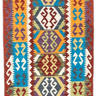 Chobi Kilim Rug - 279 cm x 81 cm