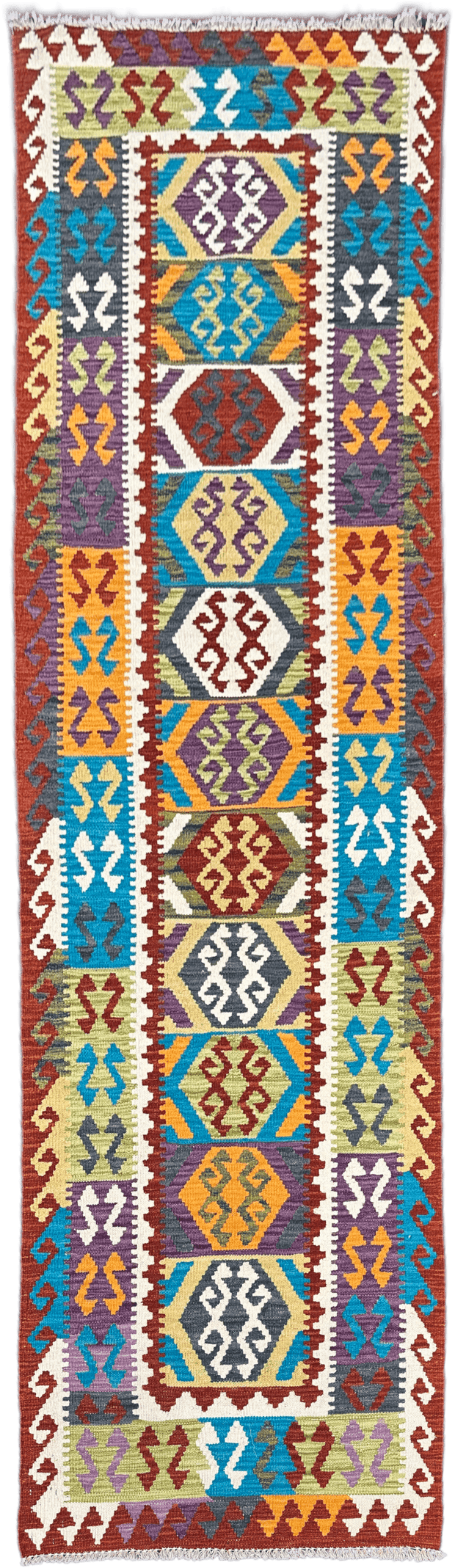 Chobi Kilim Rug - 279 cm x 81 cm