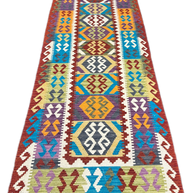 Chobi Kilim Rug - 279 cm x 81 cm
