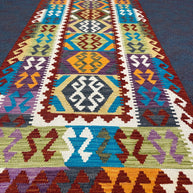 Chobi Kilim Rug - 279 cm x 81 cm