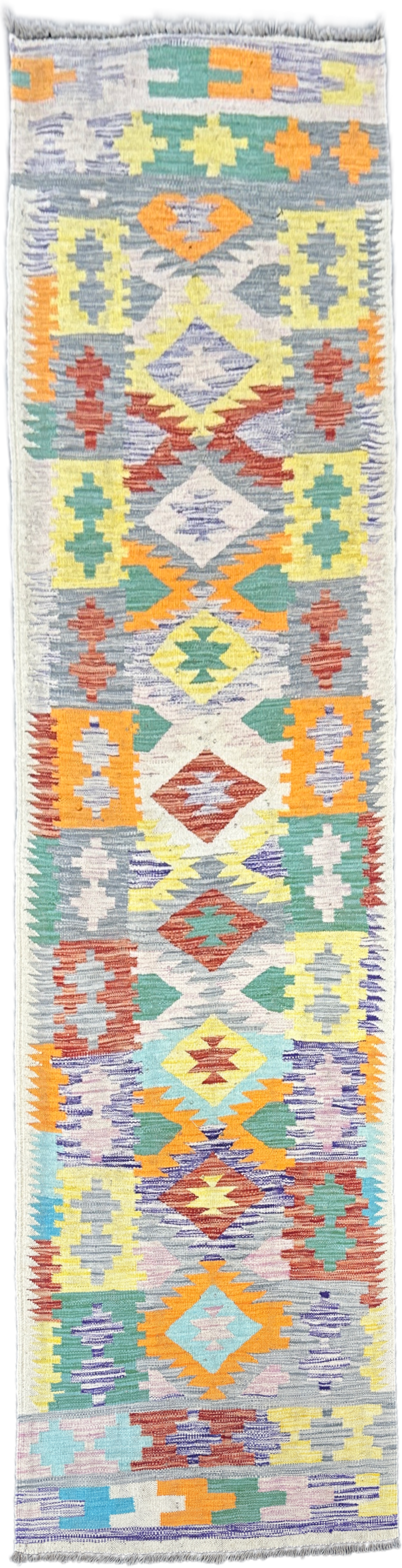 Chobi Kilim Rug - 300 cm x 77 cm