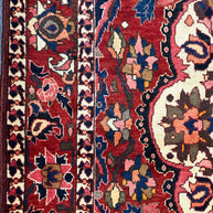 Persian Bahktiari floral design high density good for heavy traffic area Pure wool hand knotted