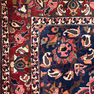 Persian Bahktiari floral design high density good for heavy traffic area Pure wool hand knotted