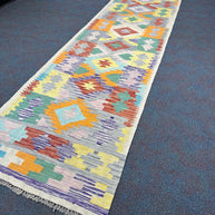 Chobi Kilim Rug - 300 cm x 77 cm