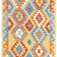 Chobi Kilim Rug - 280 cm x 83 cm