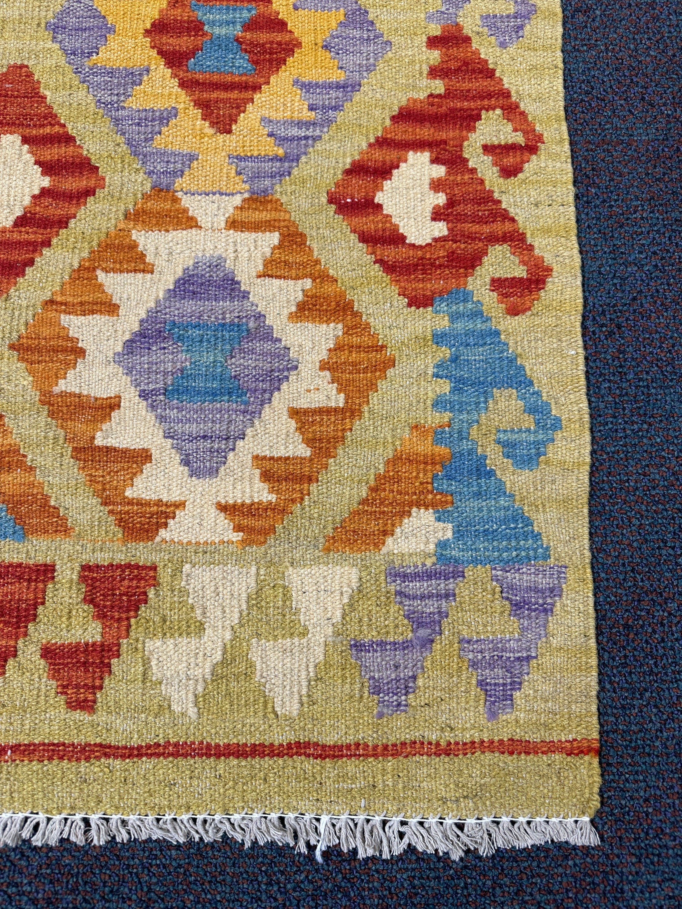 Chobi Kilim Rug - 280 cm x 83 cm
