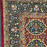 Fine Persian Mashad extremely finely Hand knotted rug 285x185cm