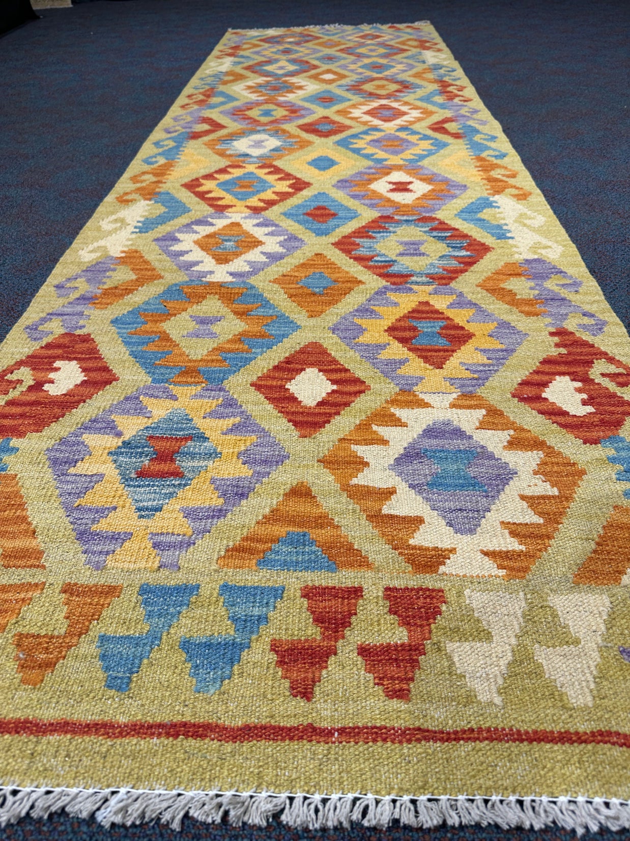 Chobi Kilim Rug - 280 cm x 83 cm