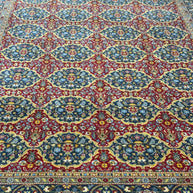 Fine Persian Mashad extremely finely Hand knotted rug 285x185cm