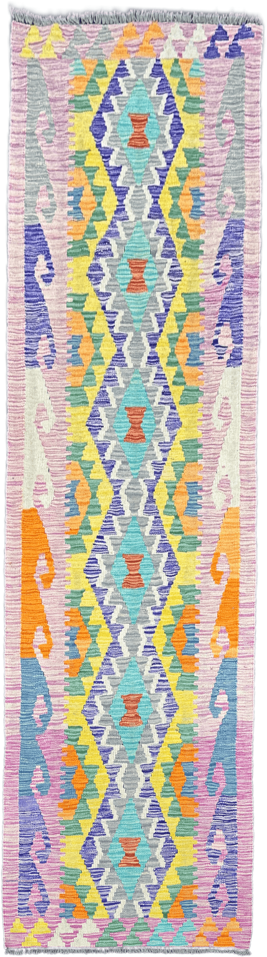 Chobi Kilim Rug - 290 cm x 81 cm