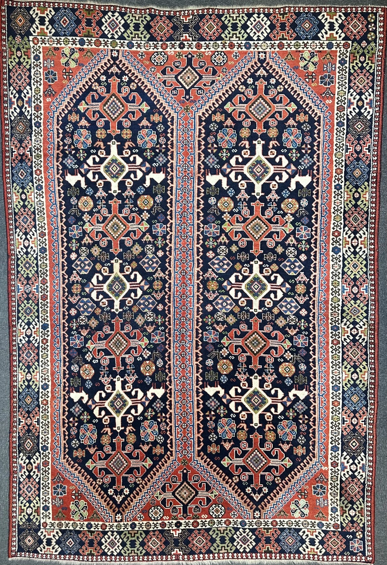 Persian Yallehmeh 302cm x 211cm Pure wool hand knotted Rug