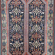 Persian Yallehmeh 302cm x 211cm Pure wool hand knotted Rug