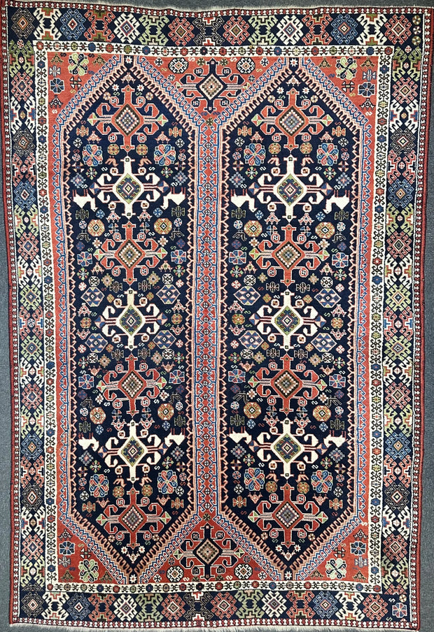 Persian Yallehmeh 302cm x 211cm Pure wool hand knotted Rug