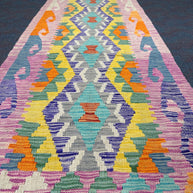 Chobi Kilim Rug - 290 cm x 81 cm
