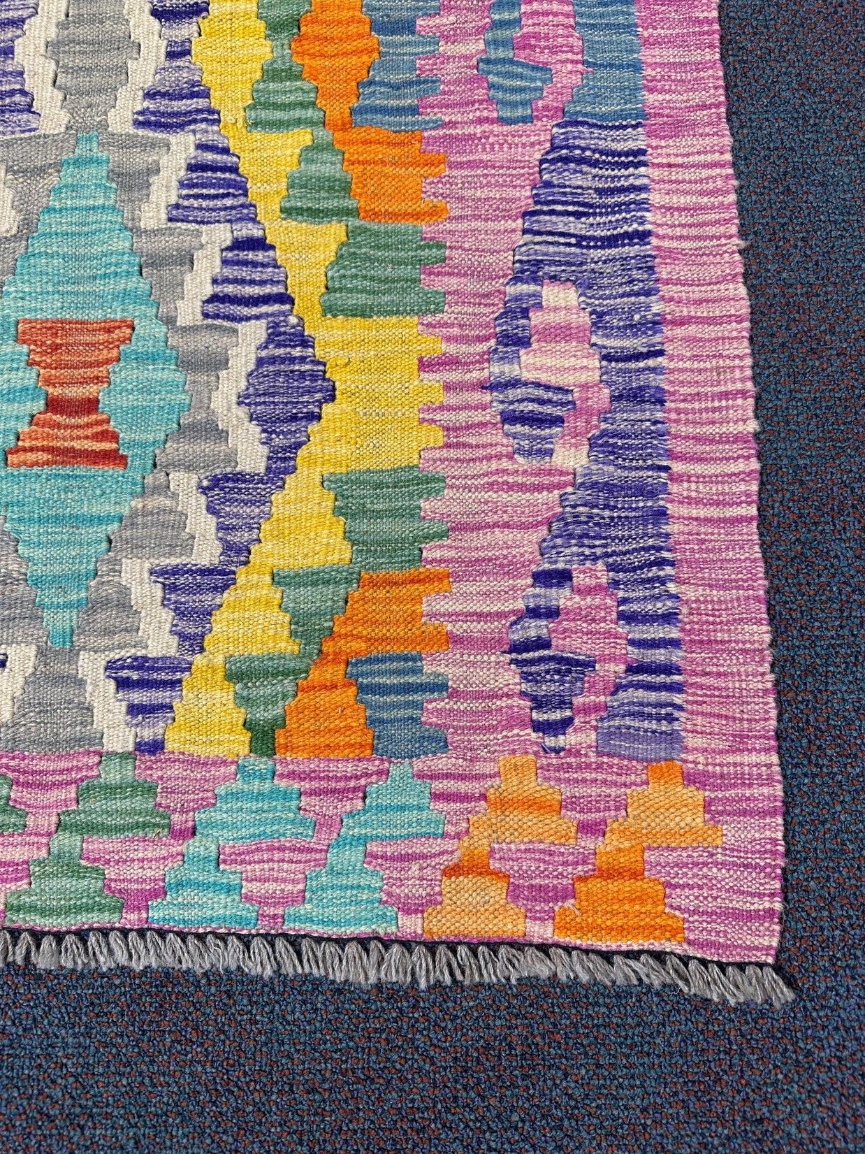 Chobi Kilim Rug - 290 cm x 81 cm