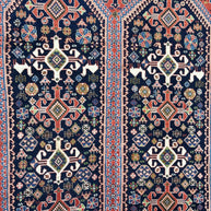 Persian Yallehmeh 302cm x 211cm Pure wool hand knotted Rug
