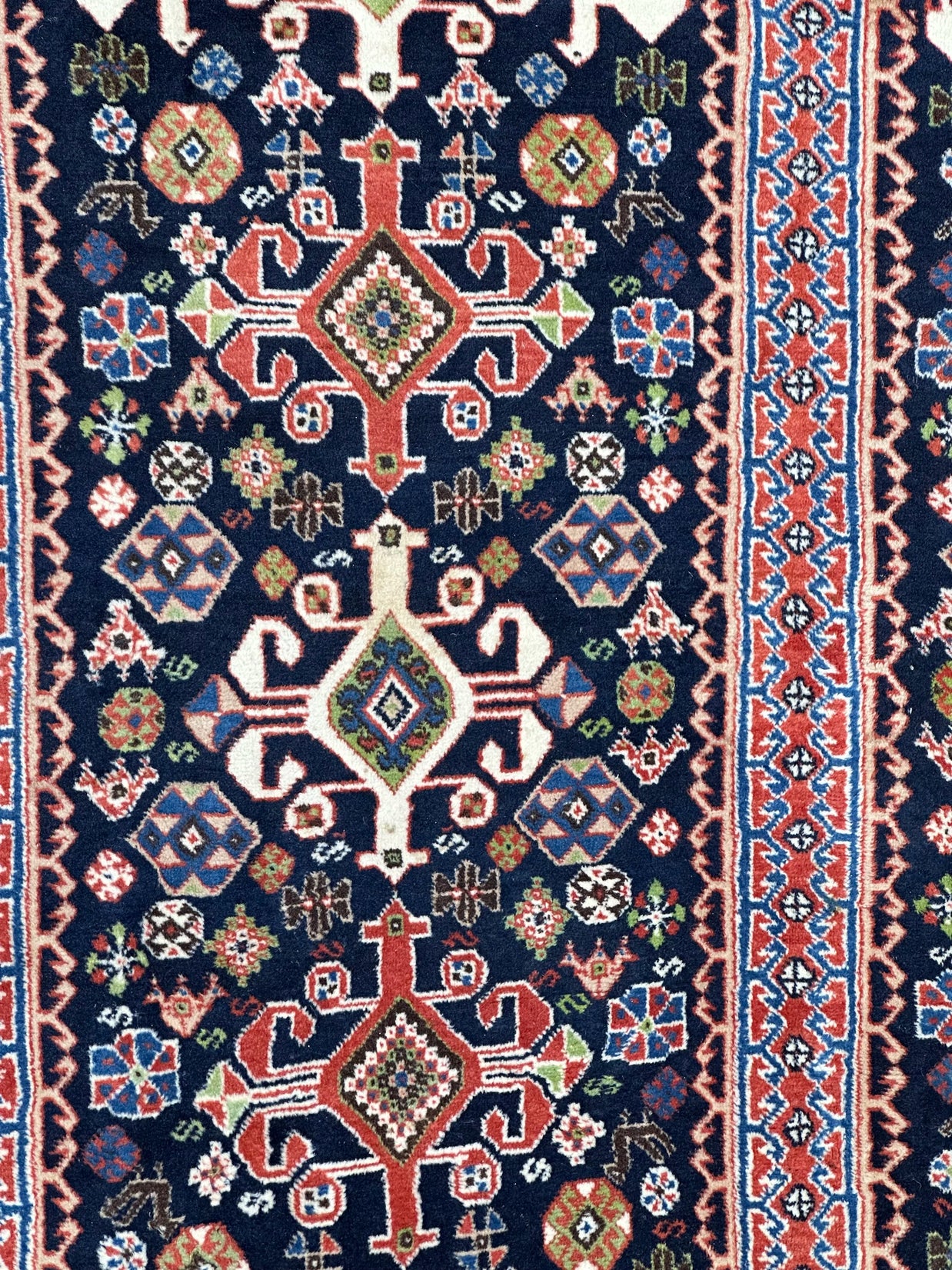 Persian Yallehmeh 302cm x 211cm Pure wool hand knotted Rug
