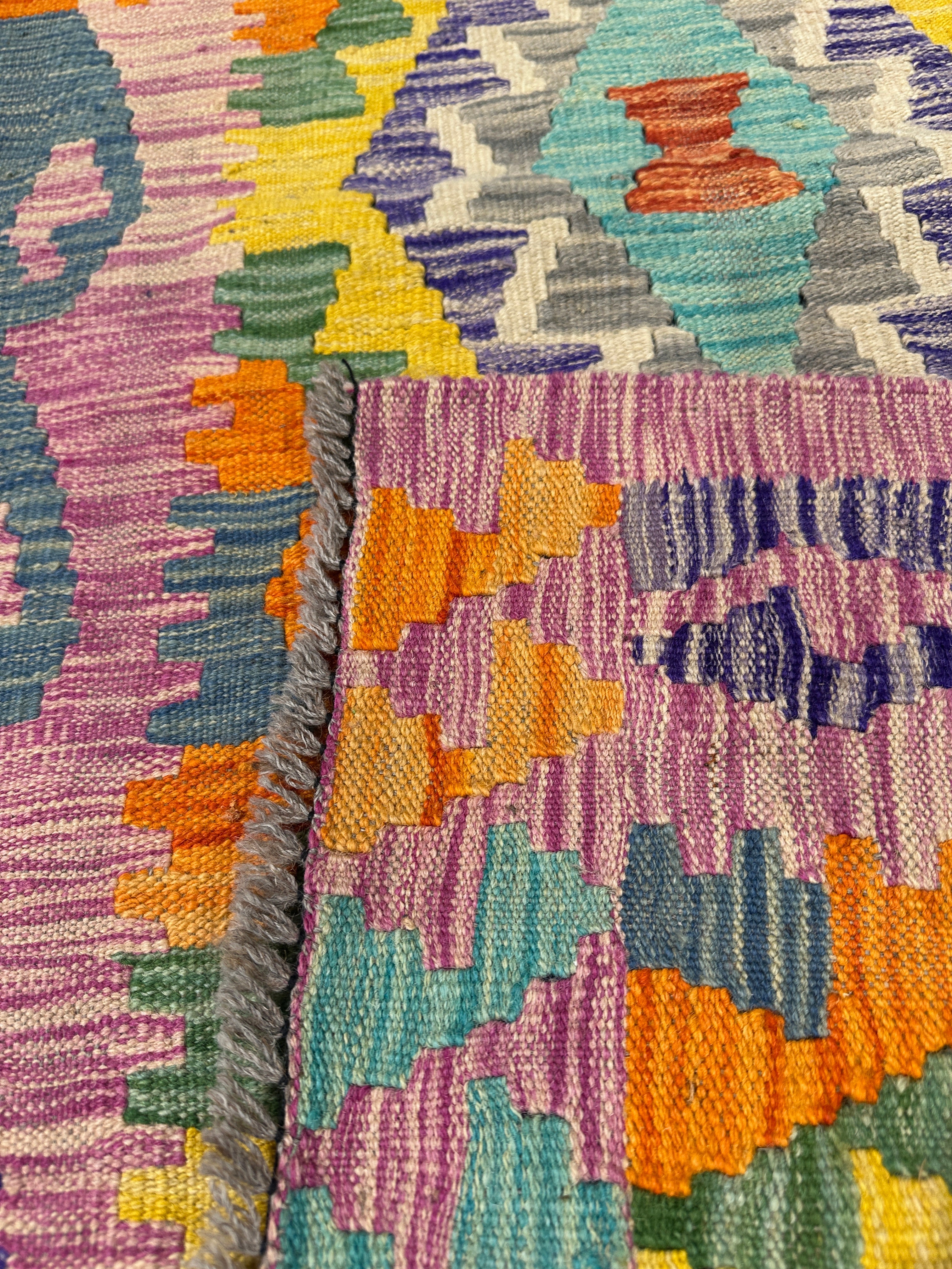Chobi Kilim Rug - 290 cm x 81 cm