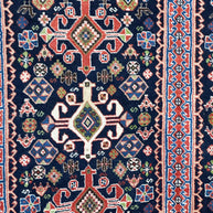 Persian Yallehmeh 302cm x 211cm Pure wool hand knotted Rug