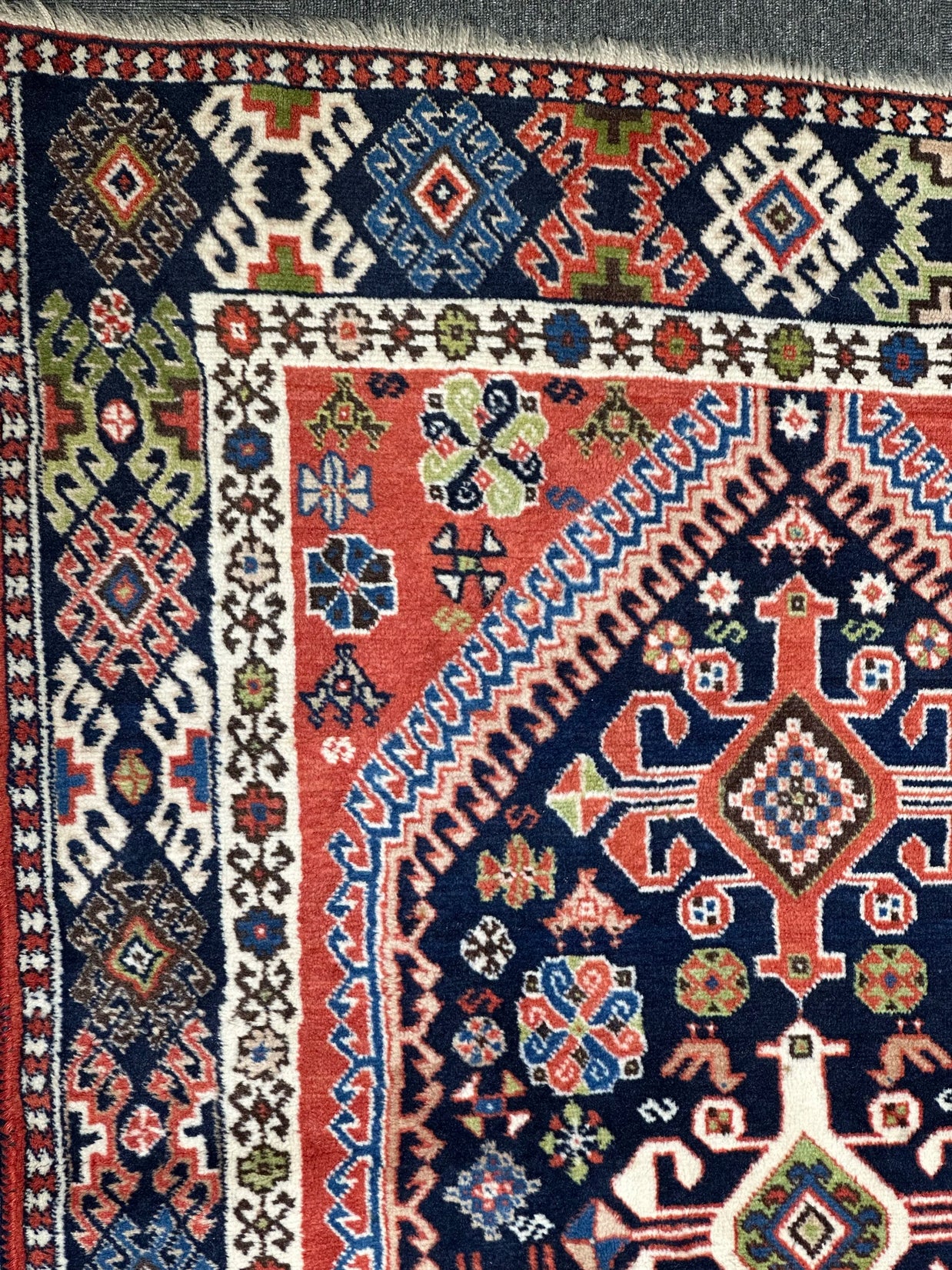 Persian Yallehmeh 302cm x 211cm Pure wool hand knotted Rug