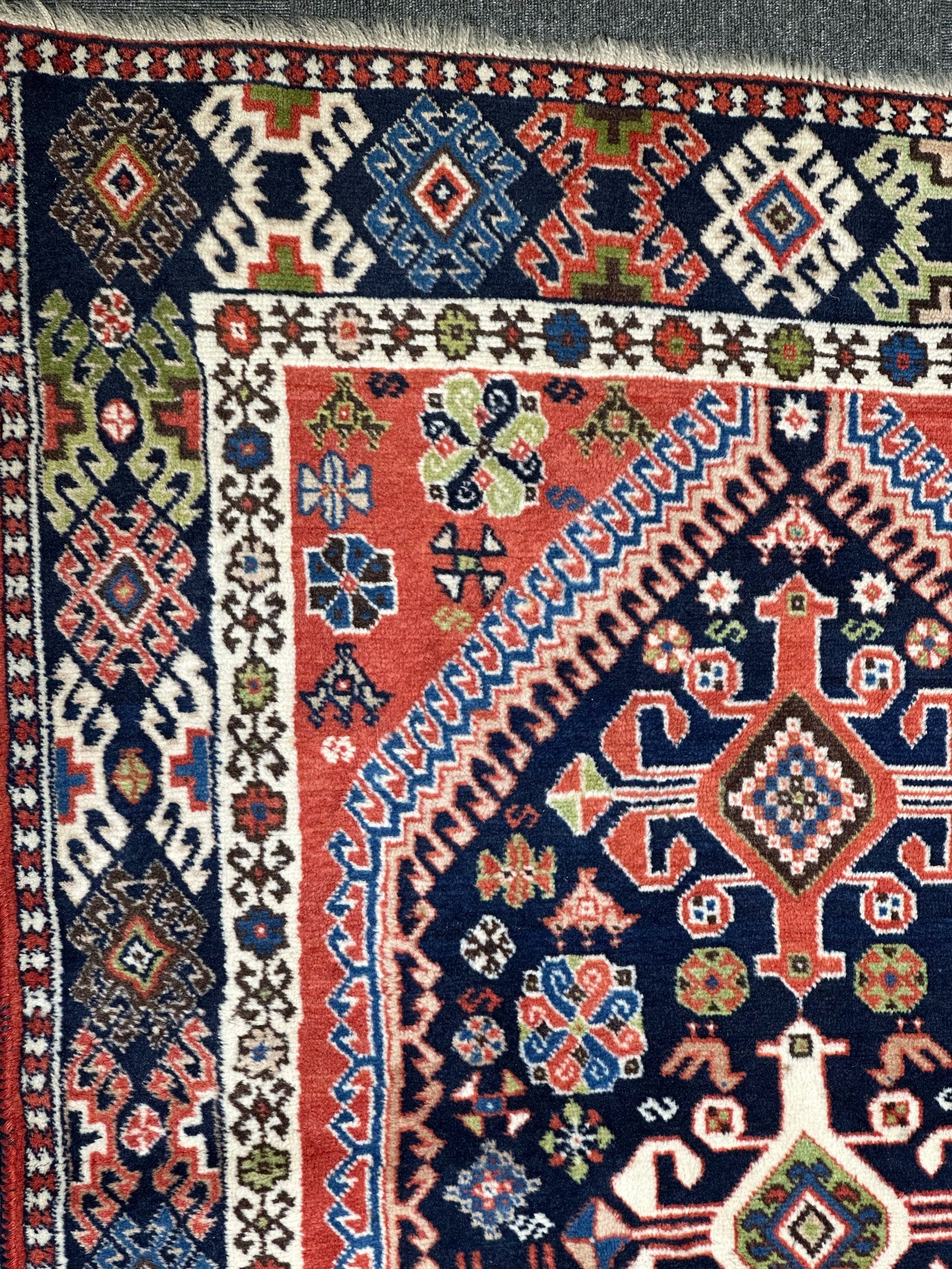 Persian Yallehmeh 302cm x 211cm Pure wool hand knotted Rug