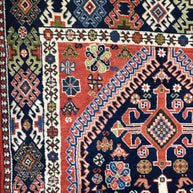Persian Yallehmeh 302cm x 211cm Pure wool hand knotted Rug