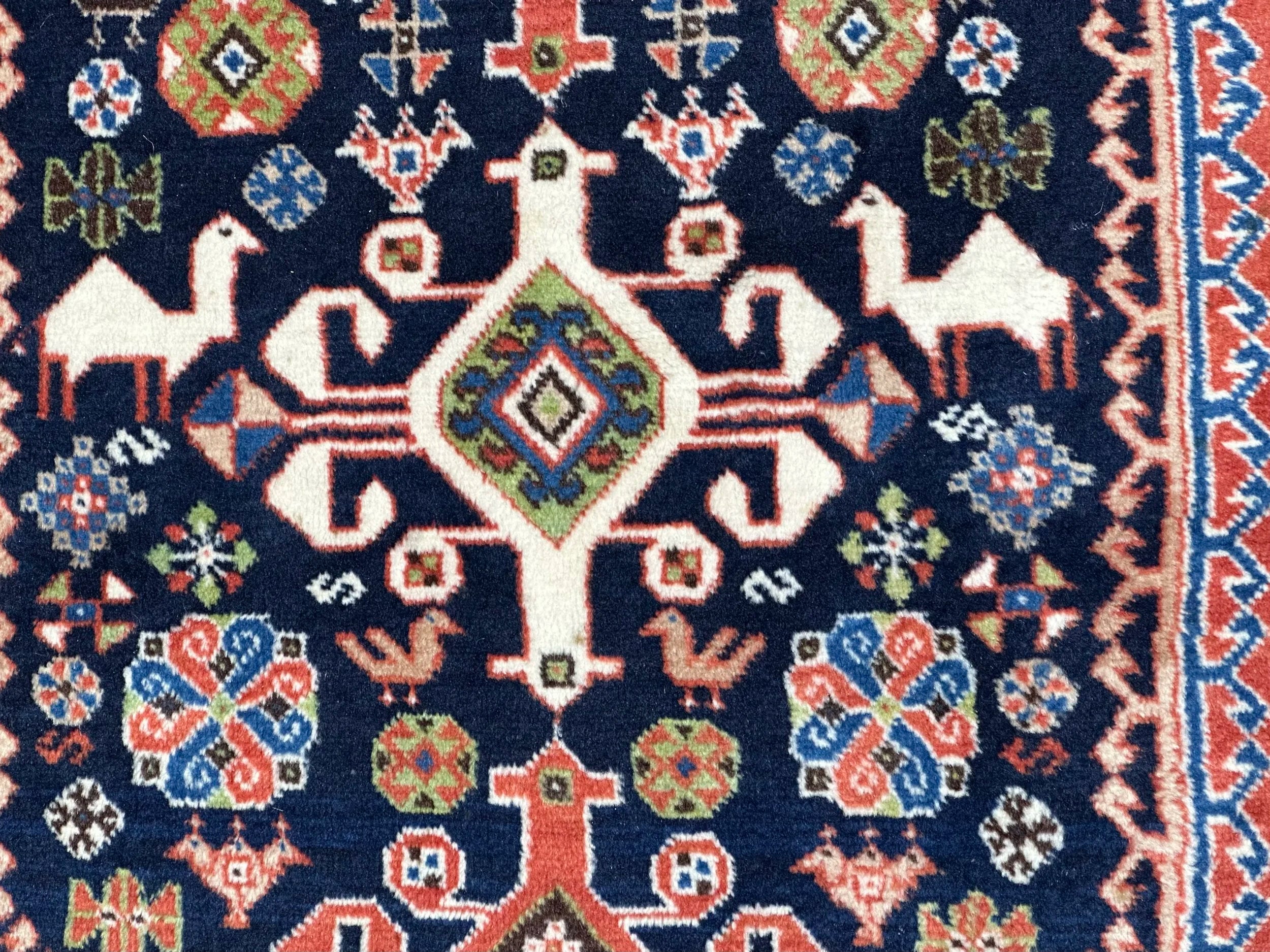 Persian Yallehmeh 302cm x 211cm Pure wool hand knotted Rug