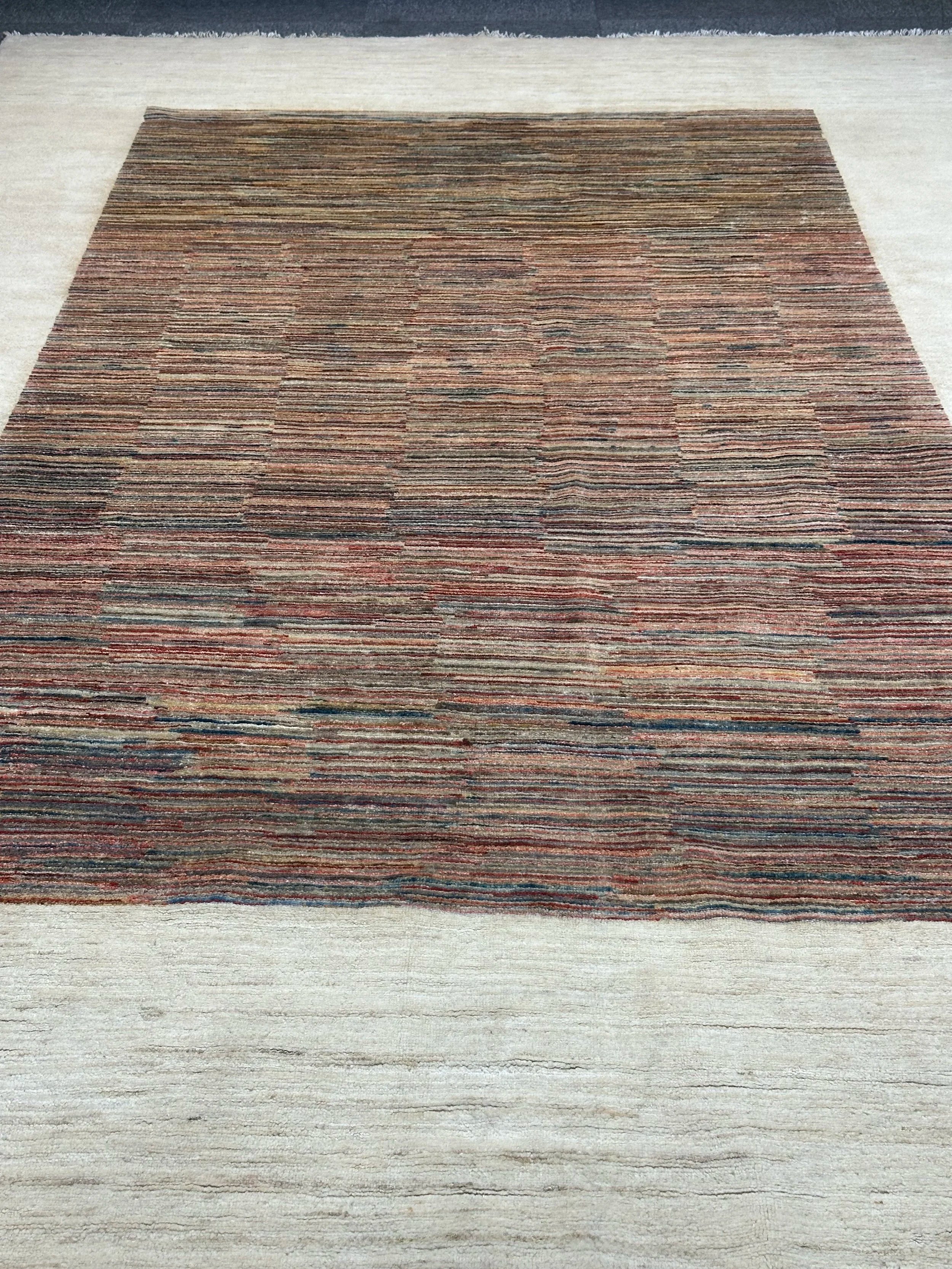 Afghan Modern Handmade woollen rug 300x 200cm