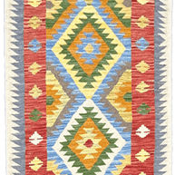 Chobi Kilim Rug - 396 cm x 90 cm