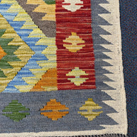 Chobi Kilim Rug - 396 cm x 90 cm