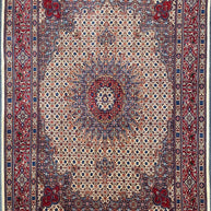 Persian Mud finally knotted woollen rug from Persia