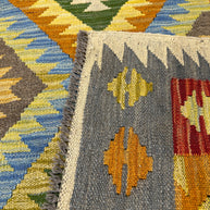 Chobi Kilim Rug - 396 cm x 90 cm