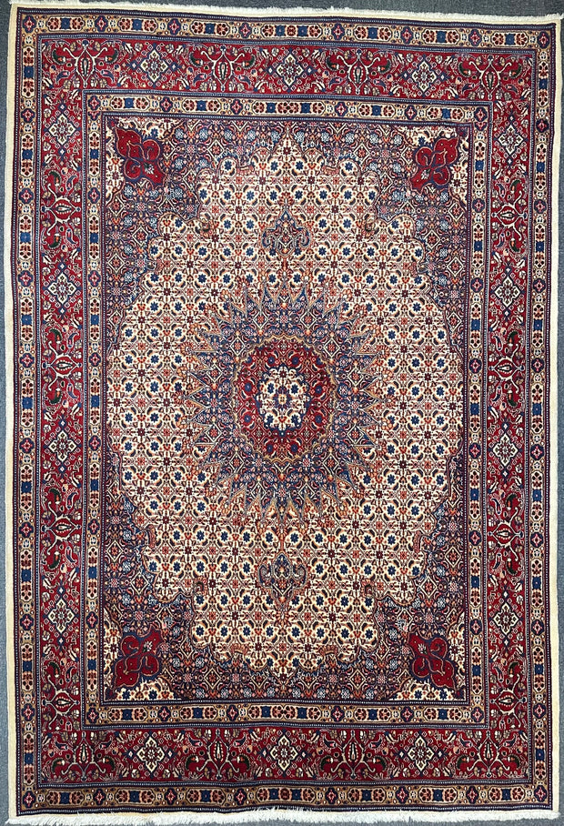 Persian Mud finally knotted woollen rug from Persia