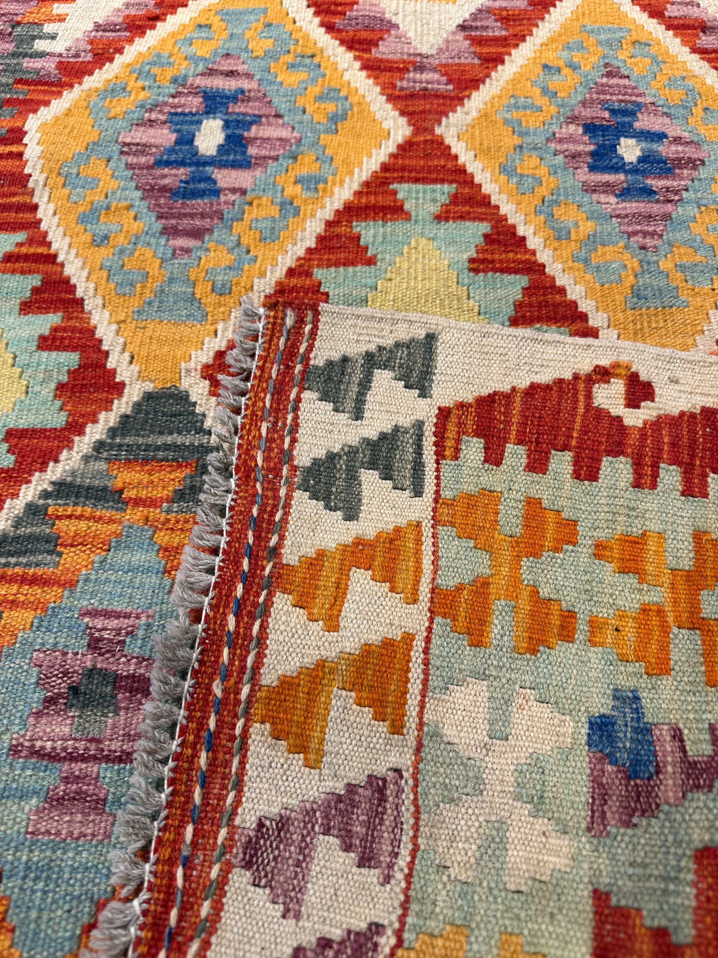 Chobi Kilim Rug - 487 cm x 87 cm