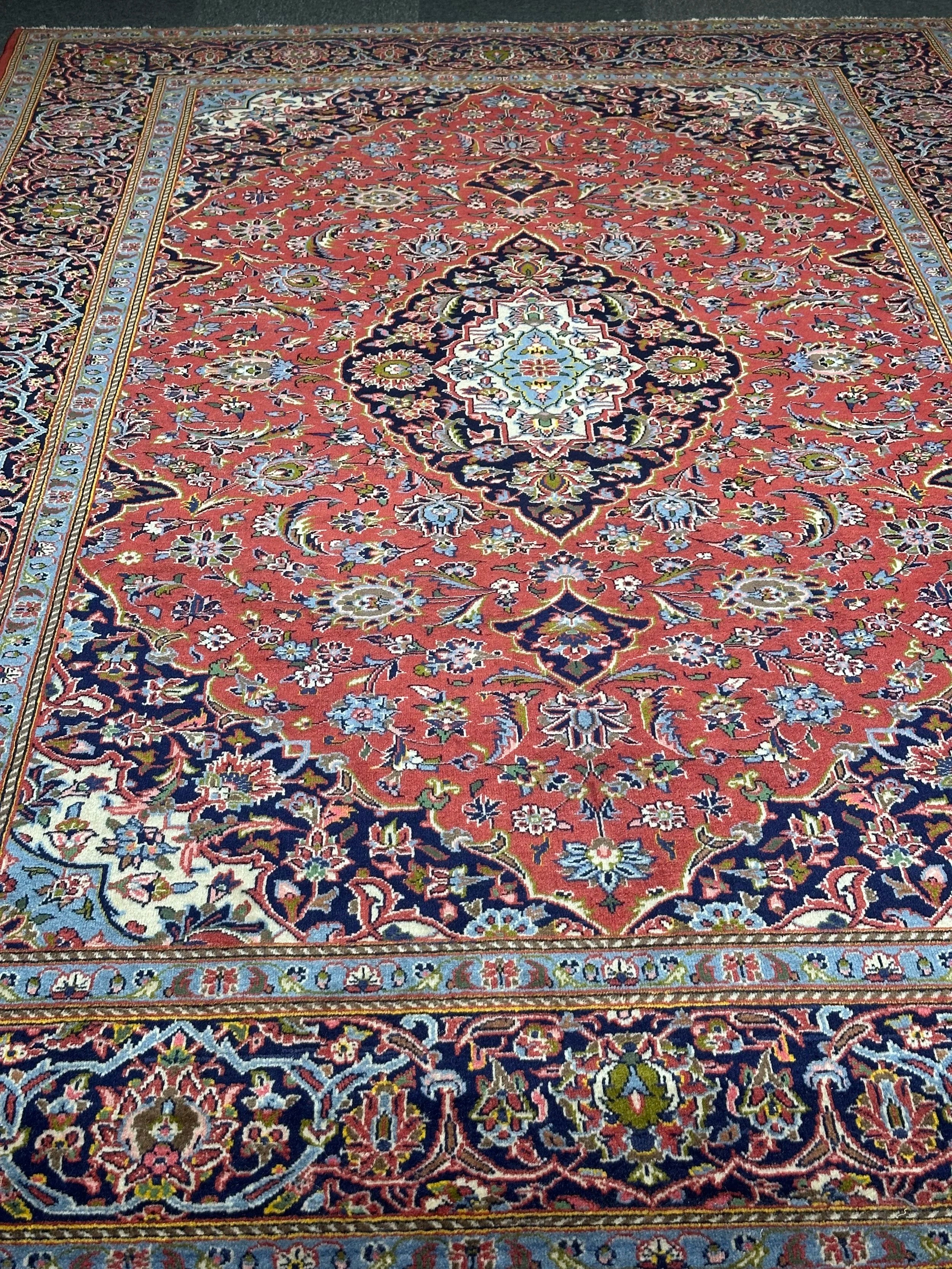 Persian Kashmar fine Hand knotted rug from Iran