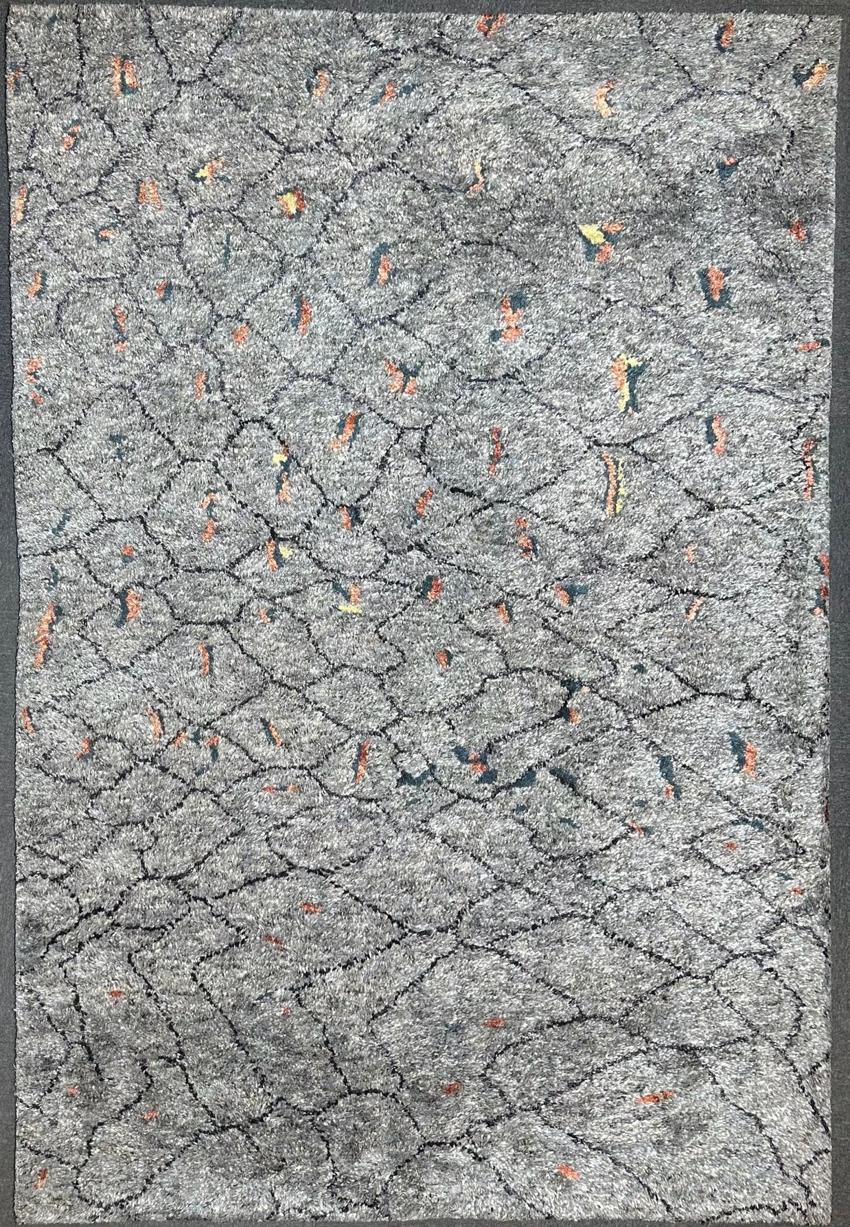 Indo Morrocon 100% Pure Wool Pile Hand Knotted Rug