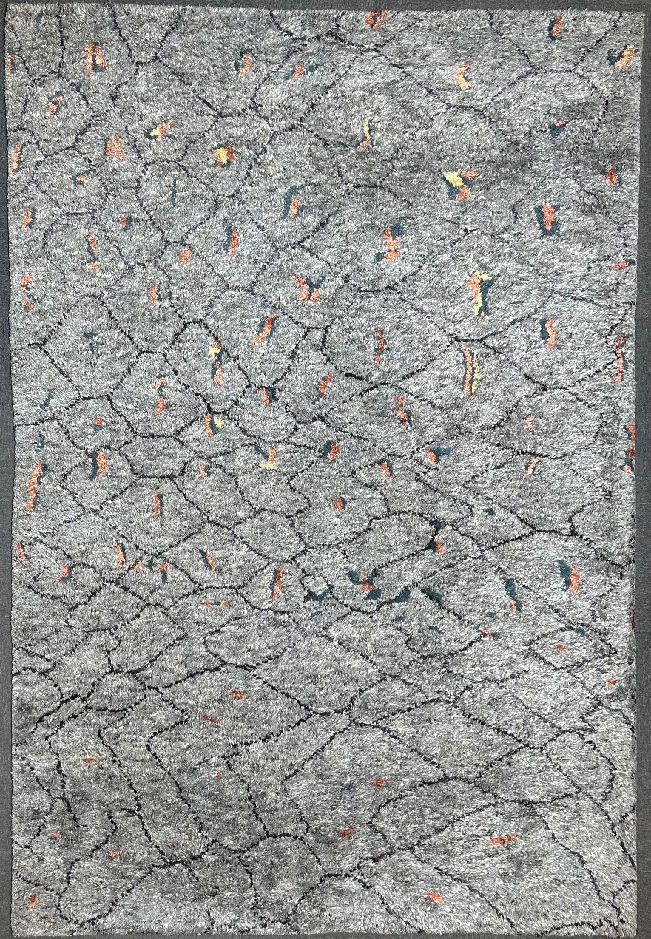 Indo Morrocon 100% Pure Wool Pile Hand Knotted Rug