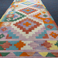 Chobi Kilim Rug - 496 cm x 96 cm