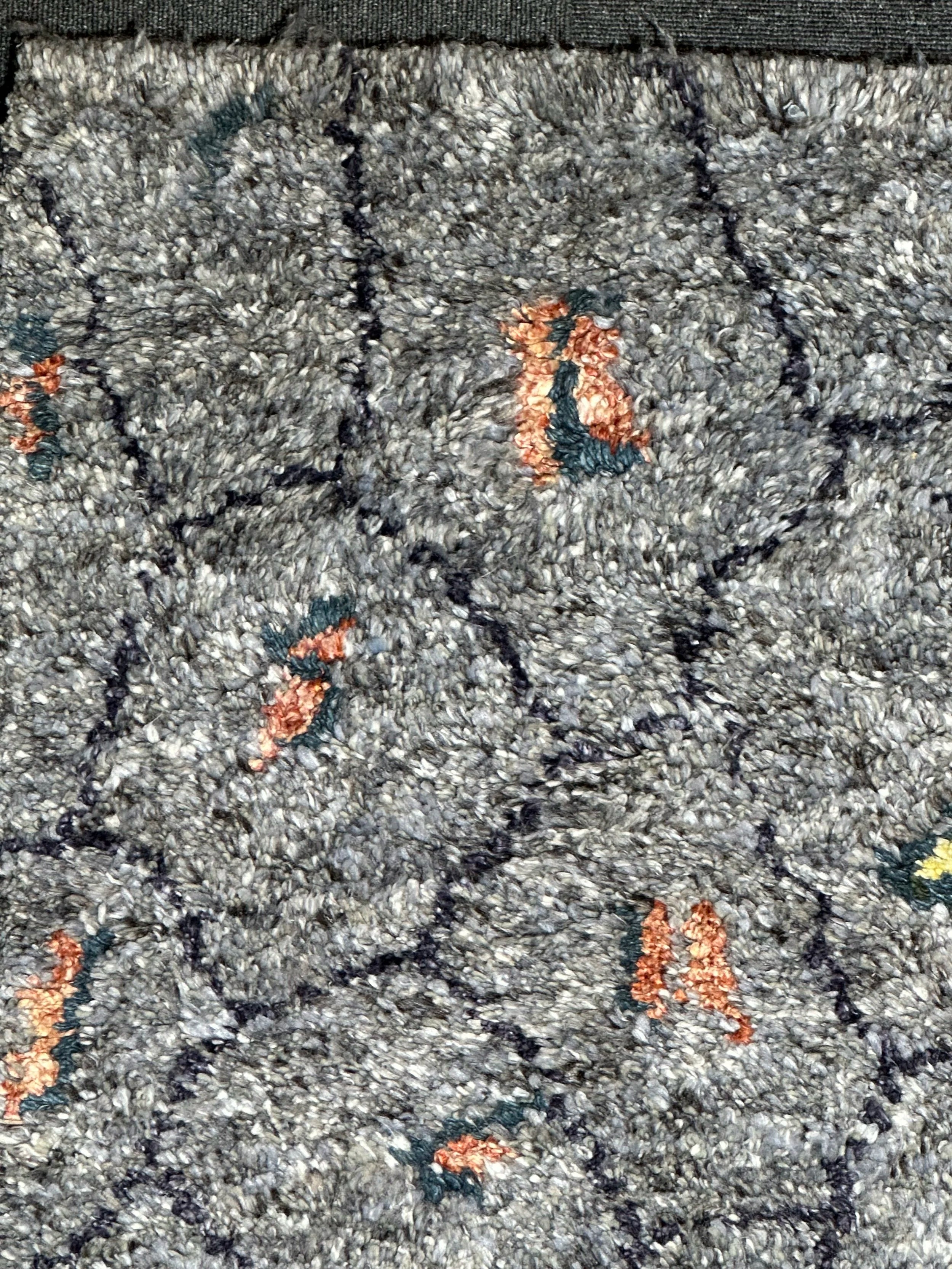 Indo Morrocon 100% Pure Wool Pile Hand Knotted Rug
